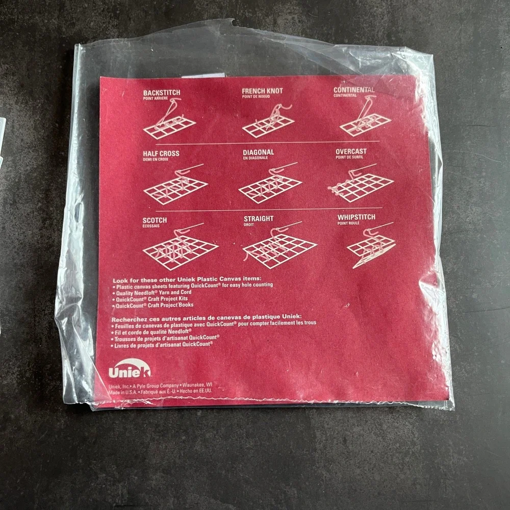 Uniek QuickShape Plastic Canvas Numbers 0-9 Set 7 Mesh 10 Pack New